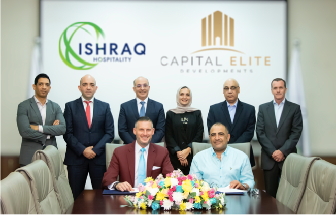 ISHRAQ HOSPITALITY SIGNS AGREEMENT WITH CAPITAL ELITE DEVELOPMENT TO LAUNCH TWO NEW HOTELS IN EGYPT